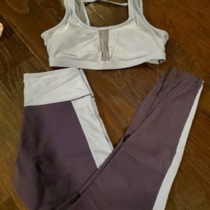 Fabletics medium bra and leggings
